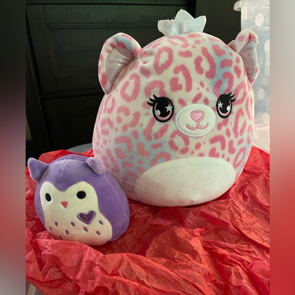 Set of 2: 2018 Squishmallow 💜Harriet💜 and 2019 Squishmallow